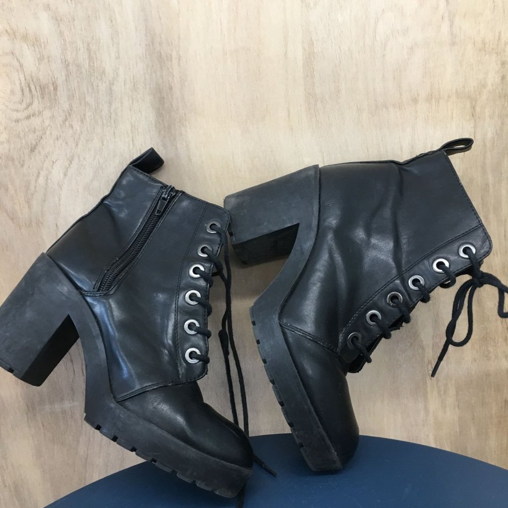 Black Heeled Booties